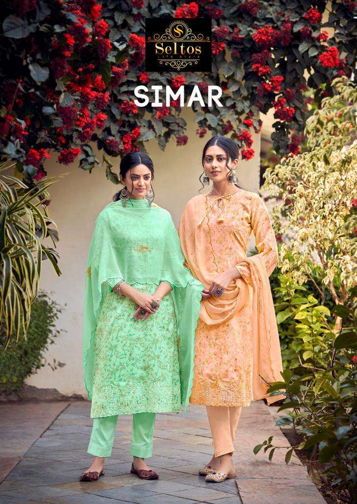 simar by seltos lifestyle cotton casual fancy dress materials