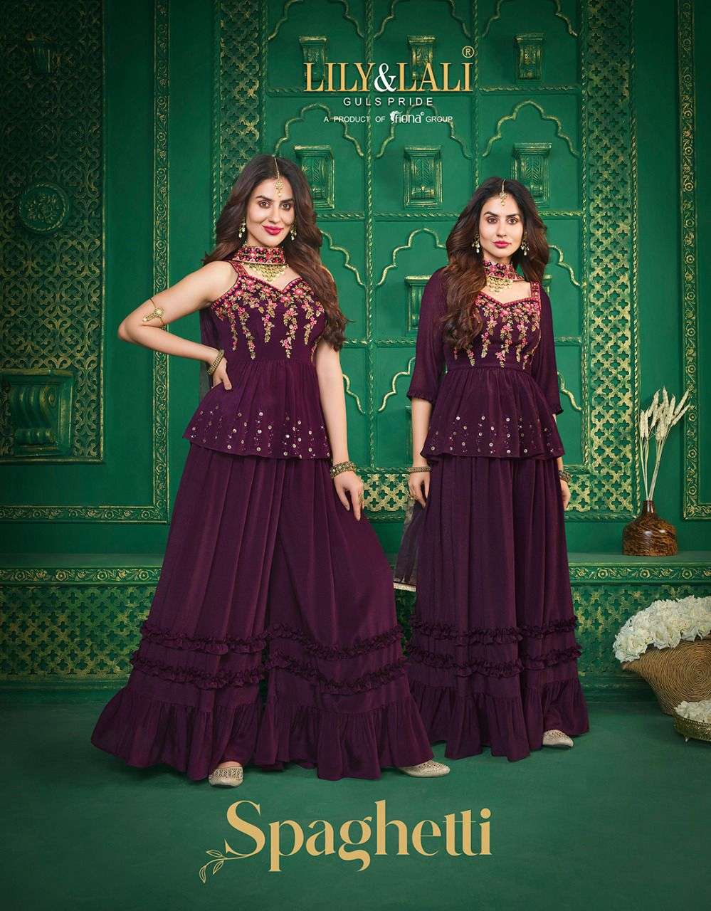 spaghetti by lily & lali exclusive readymade gharara suits