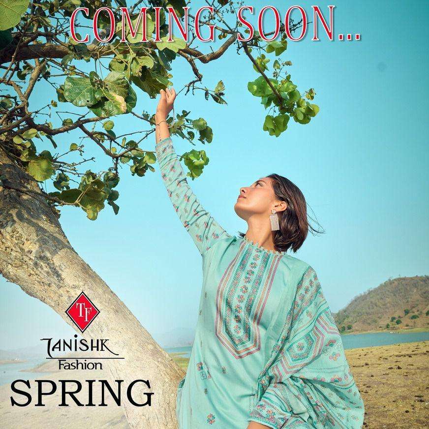spring by tanishk mirror work fancy salwar kameez