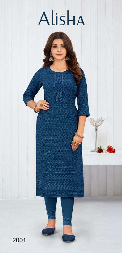 Starlink alisha rayon fancy kurti collection