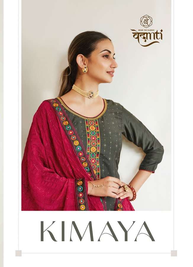 Vedanti kimaya parampara silk fancy salwar kameez