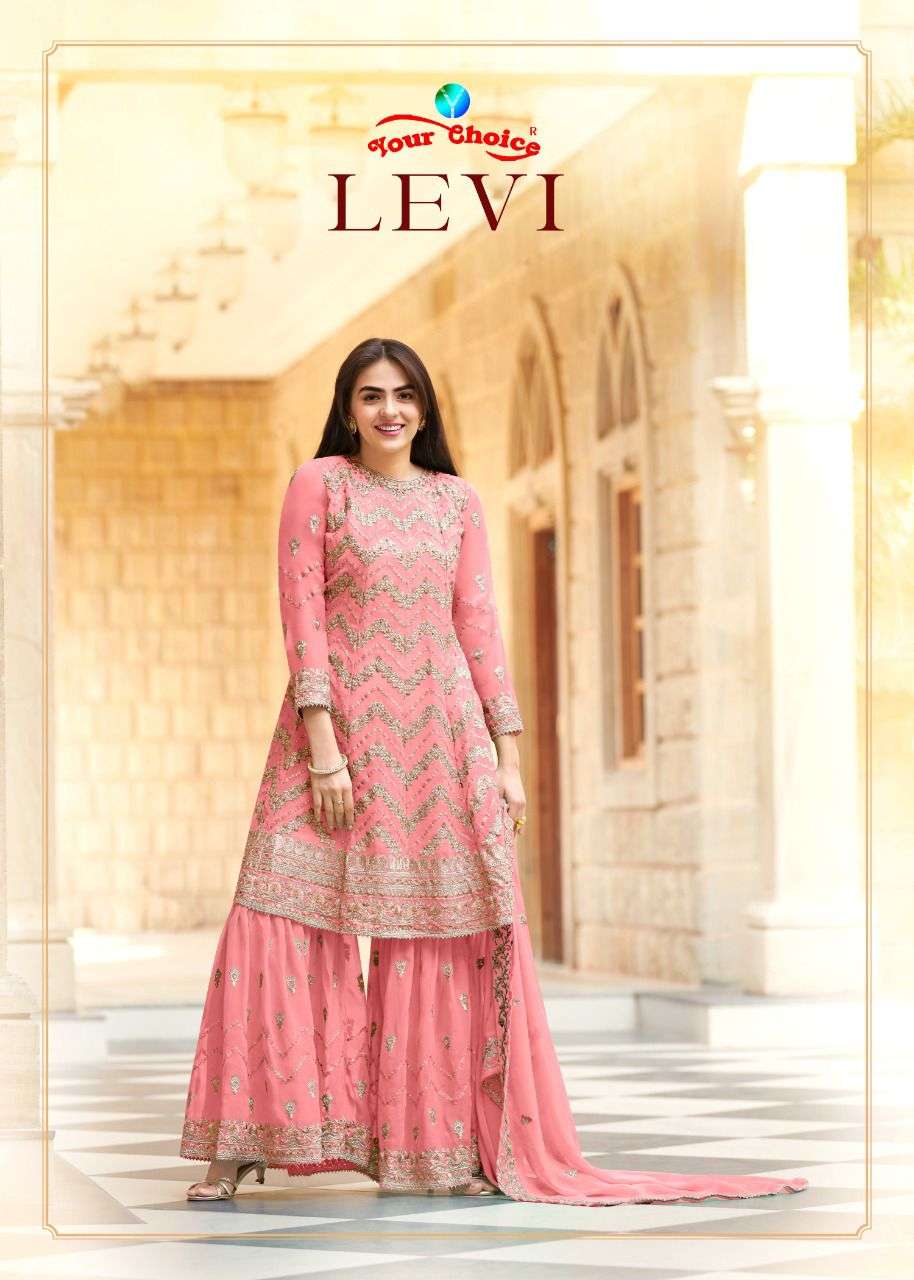 your choice levi long peplum garara pattern readymade dresses for women 