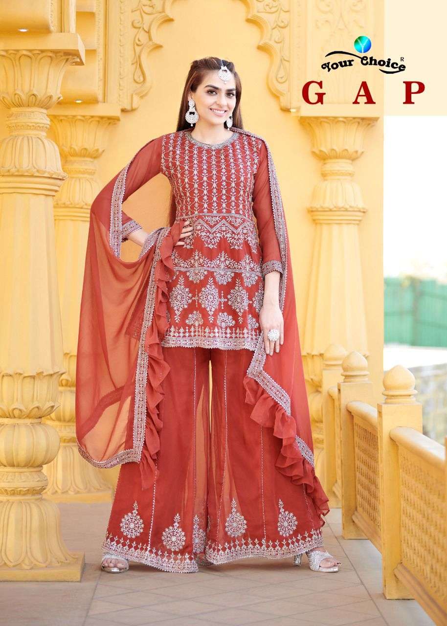 your choice present gap readymade pakistani designer suits