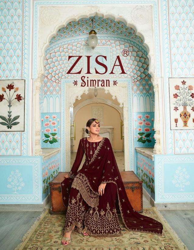 zisa simran by meera trendz exclusive embroidery eid special salwar kameez
