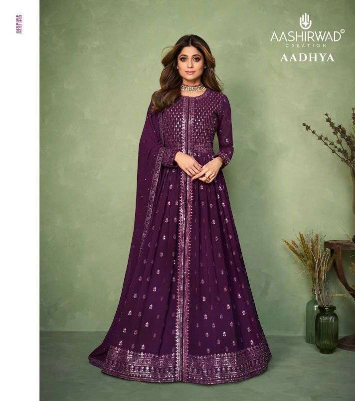 aashirwad creation launch aadhya fancy ladies readymade suits wholesaler 