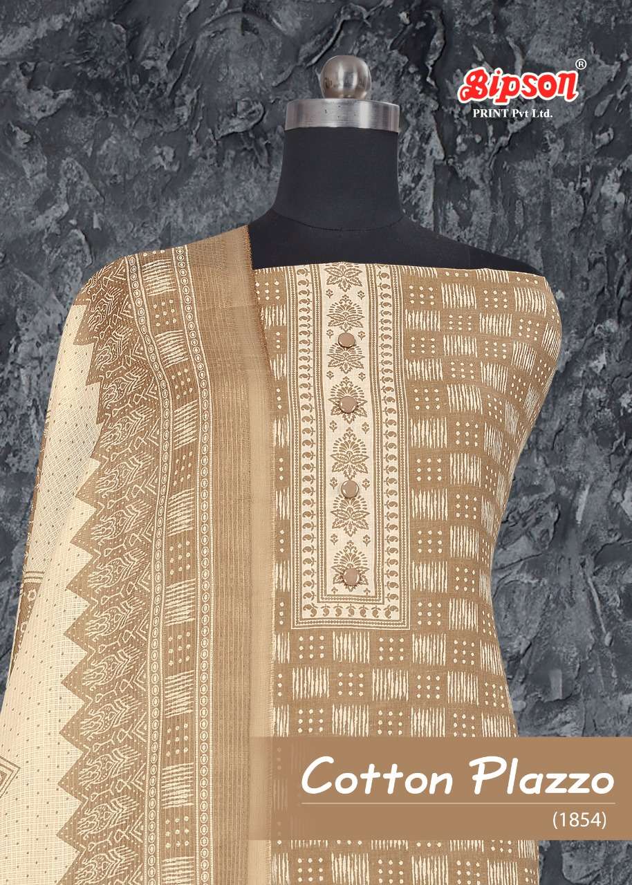 cotton plazo 1854 by bipson cotton work daily wear suit collection