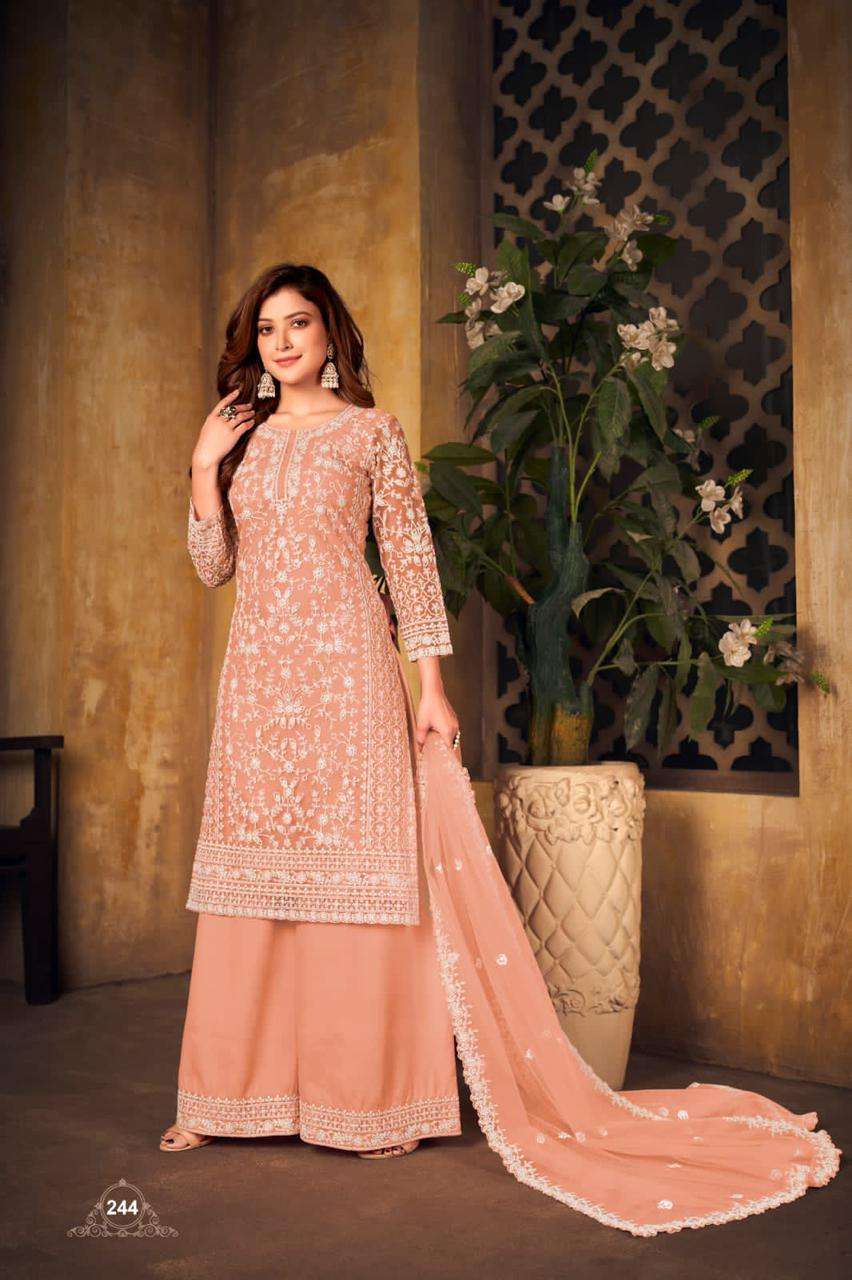 dani creation vaani vol 24 exclusive fancy plazzo style salwar kameez