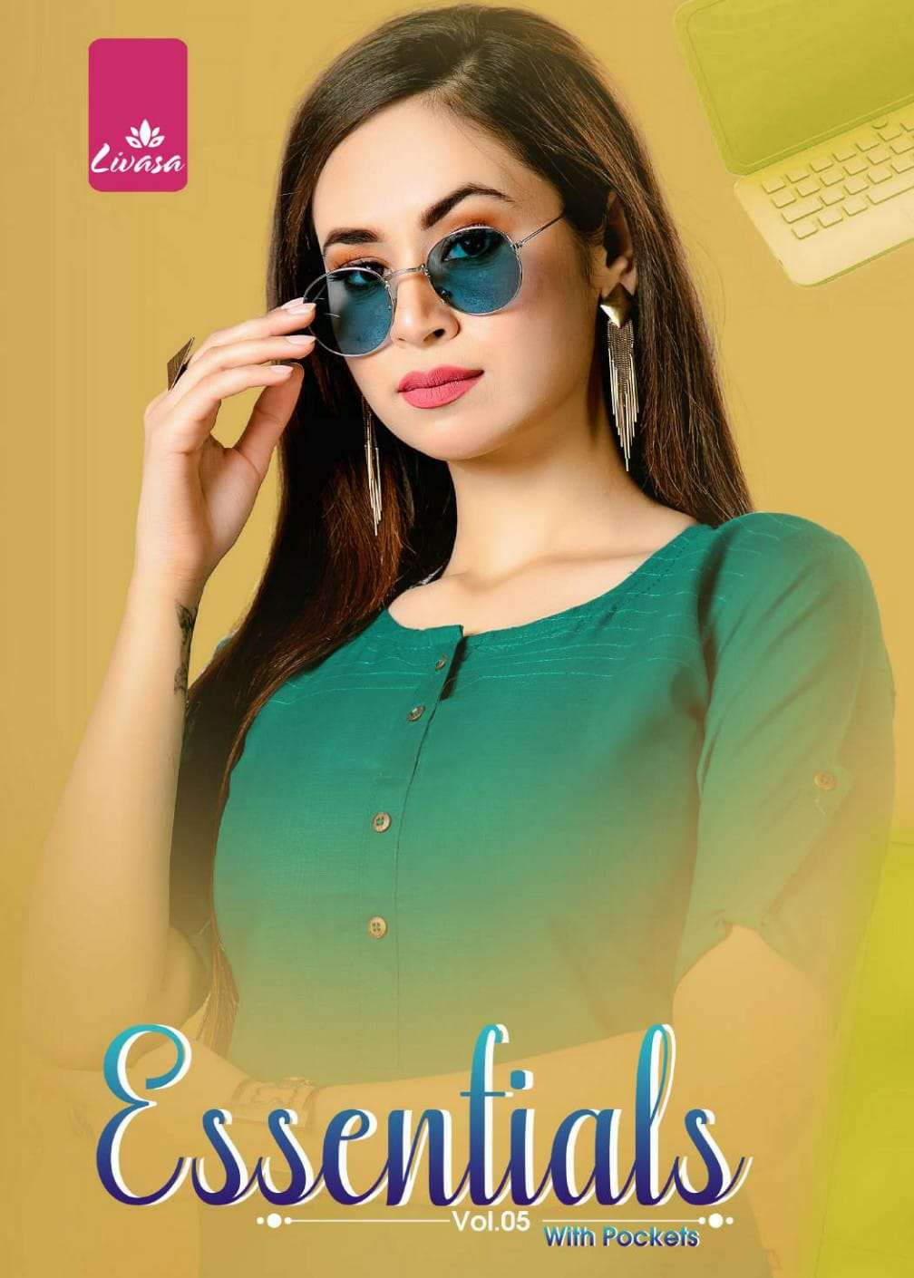 hirwa essentials vol 5 casuals cotton kurti with best  price at krishna creation 