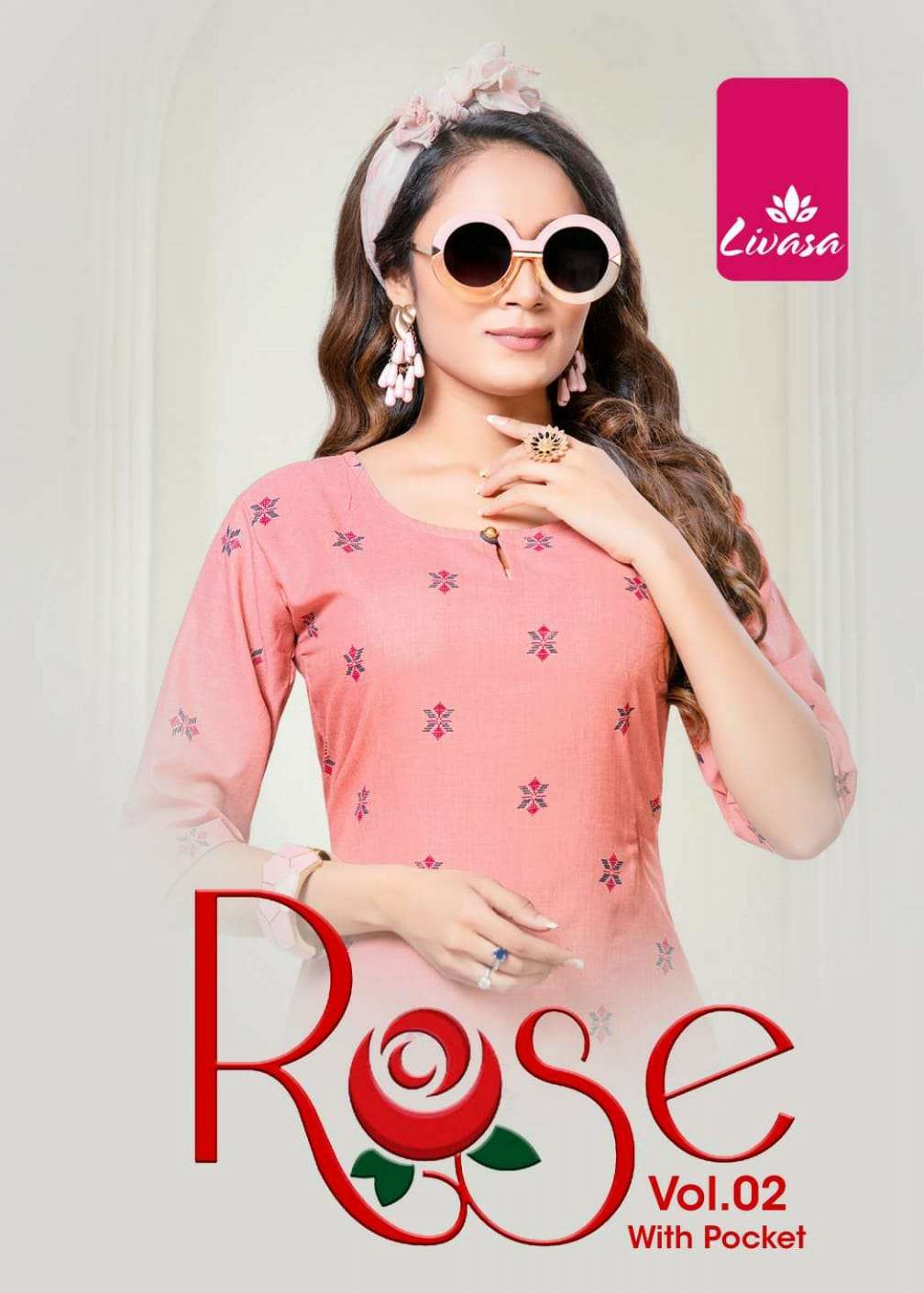 hirwa rose casuals cotton kurti with best  price at krishna creation 