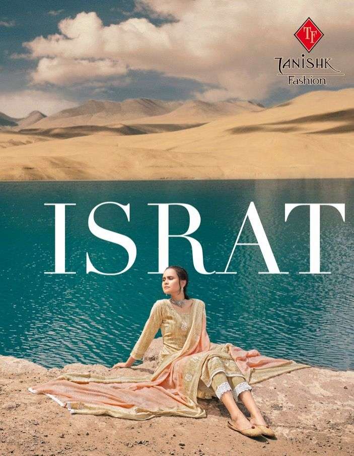 israt by tanishk cotton daily wear fancy dress materials
