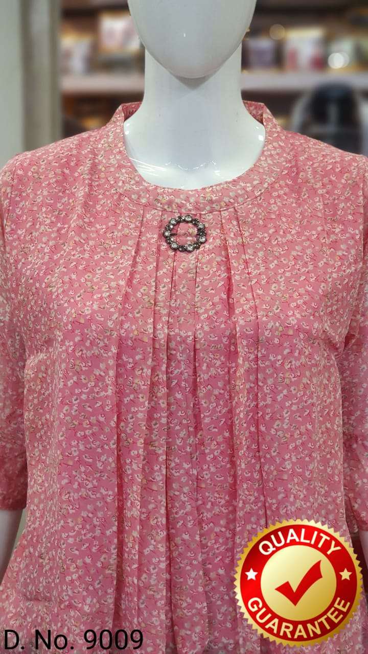 k4u 9009 design georgette top for girls 