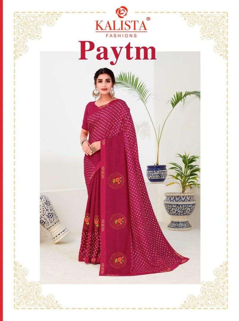 kalista paytm designer fancy sarees