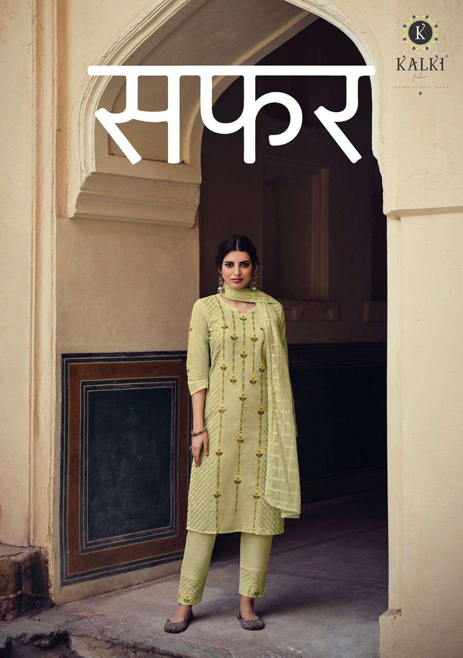 Kalki fashion launch safar cotton designer fancy readymade suits online