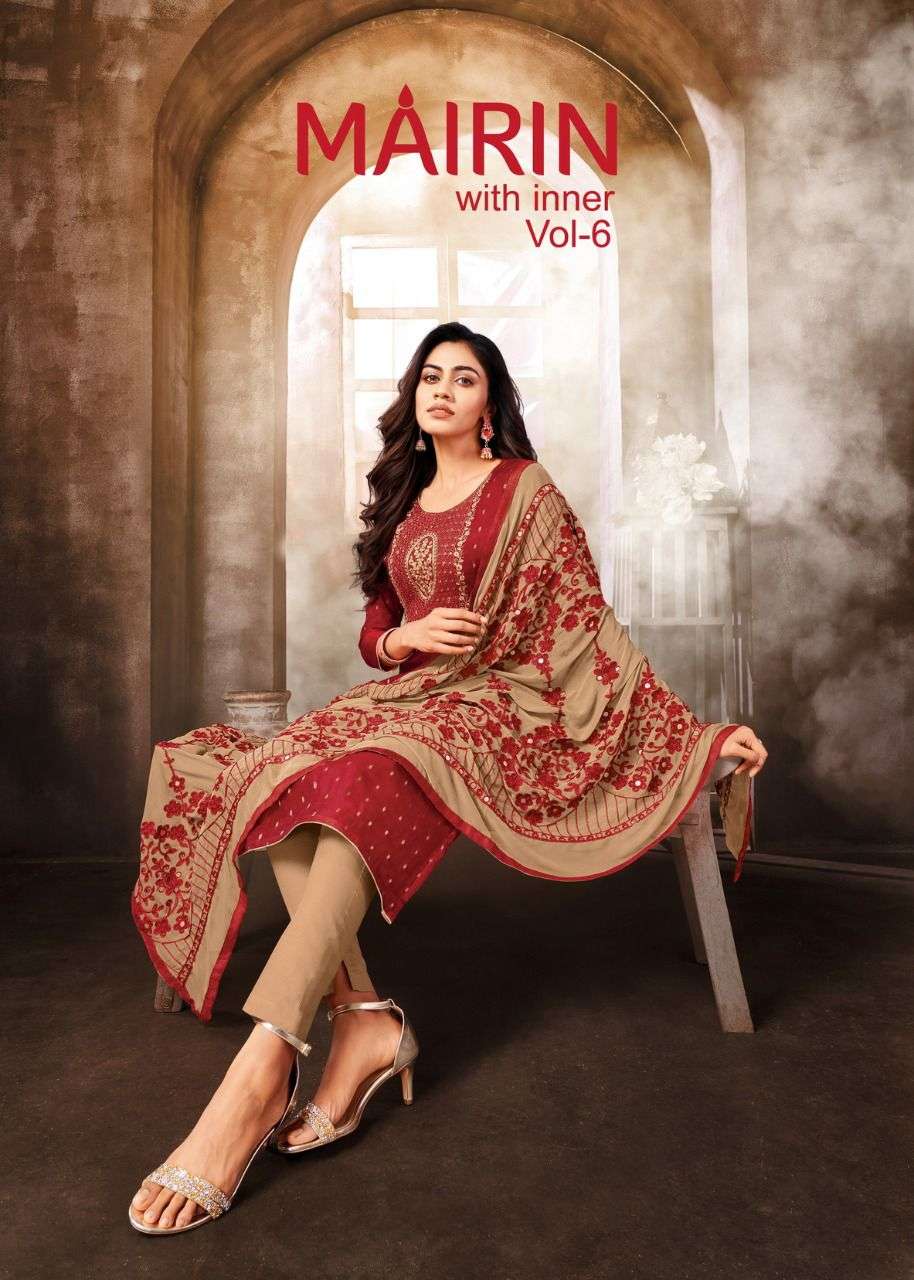 kapil trendz mairin vol 6 readymade salwar kameez online supplier