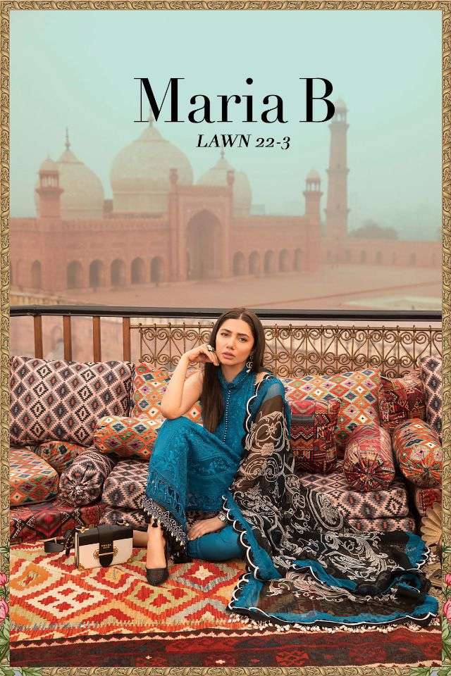maria b lawn 22 vol 3 by deepsy cotton embroidery pakistani designer suits