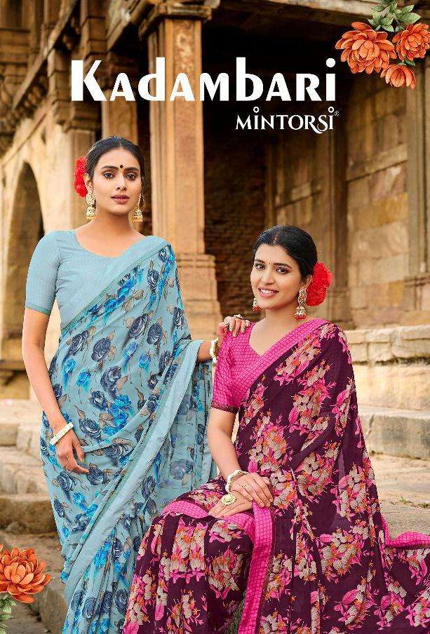 mintorsi kadambari weightless printed fancy saree