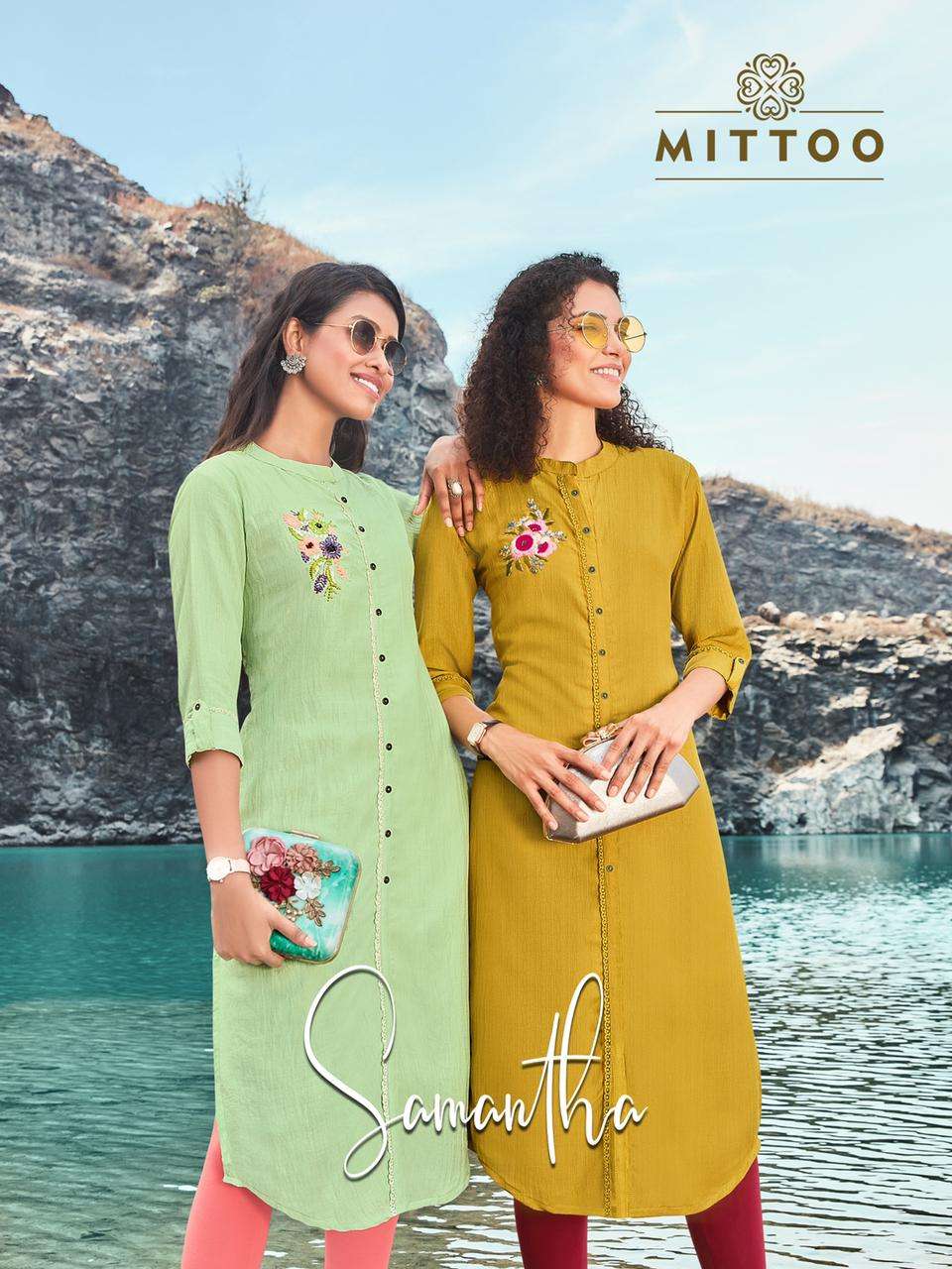 mittoo samantha poly viscose simple looking fancy kurtis