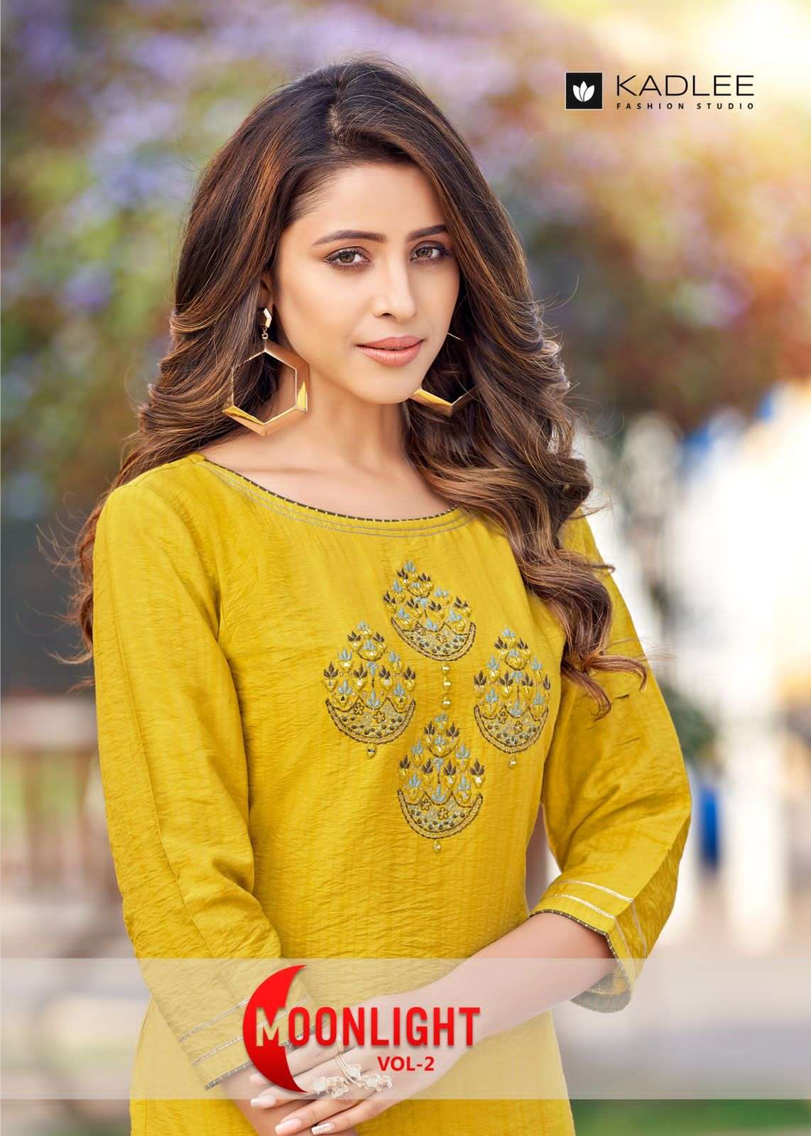 moonlight vol 2 by kadlee nylone viscose casual wear fancy kurtis