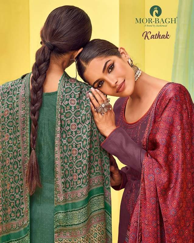 mor bagh kathak 9223-9228 series silk elegant women dresses 