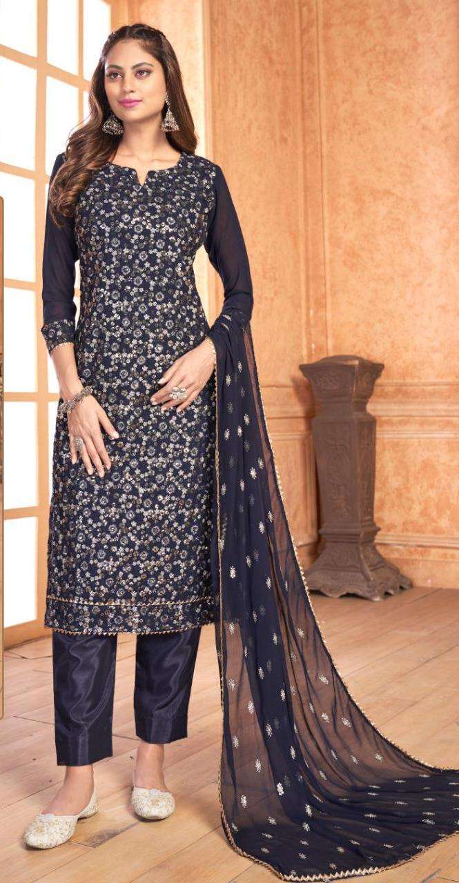 ramsha r 473 colours paksitani georgette dress supplier 