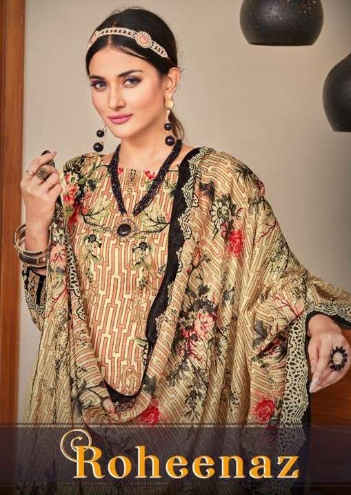 roheenaz by seltos lifestyle cotton pakistani printed dress materials