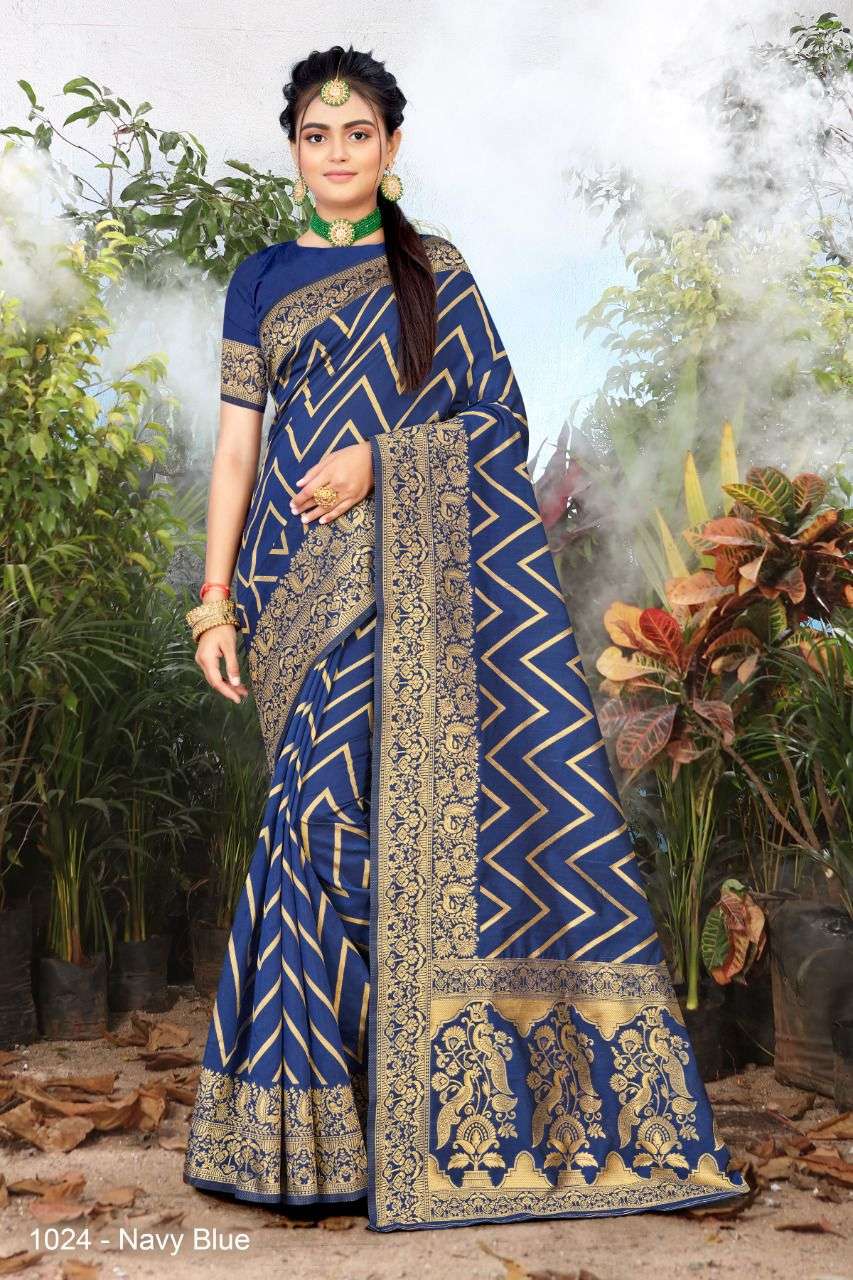 santraj texo fab 1024 design silk saris 
