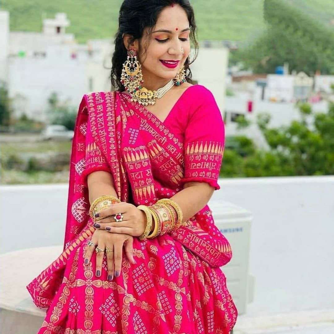 Saubhagyavati Banarasi Silk  WEDDING WEAR SAREES