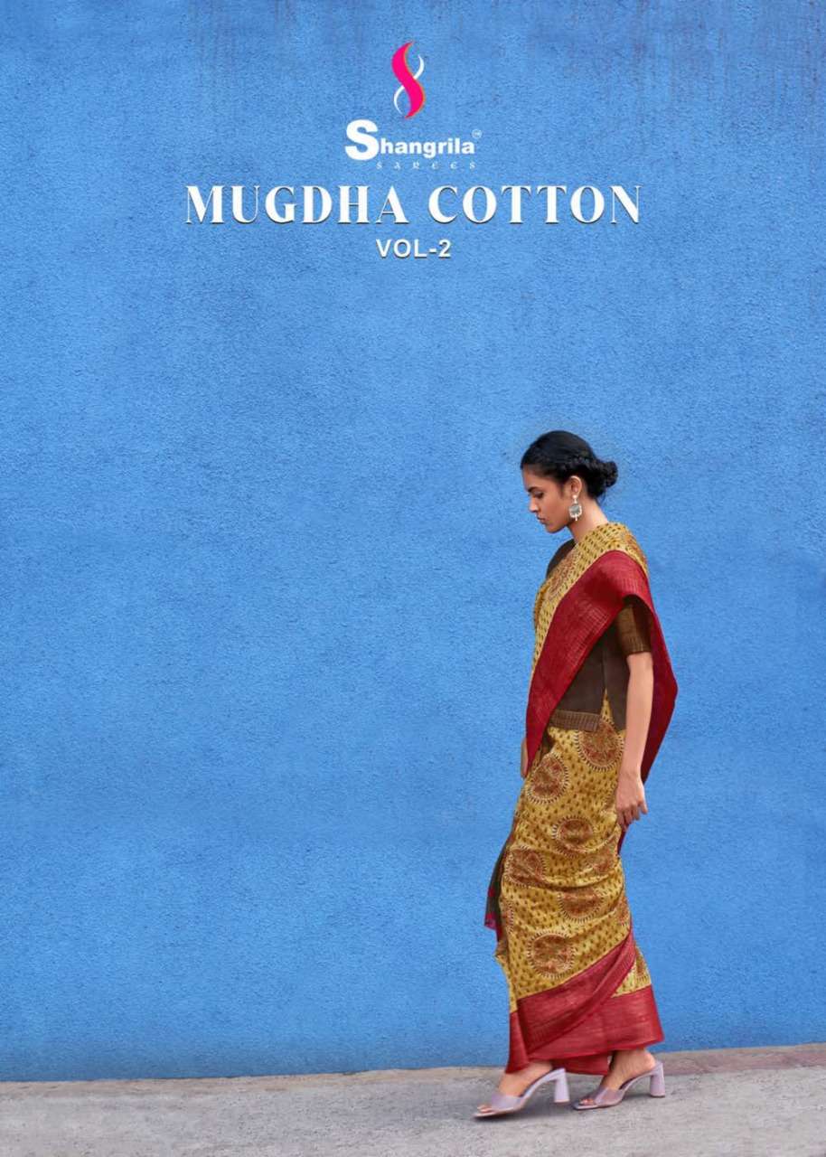 shangrila mugdha cotton vol 2 cotton printed sarees