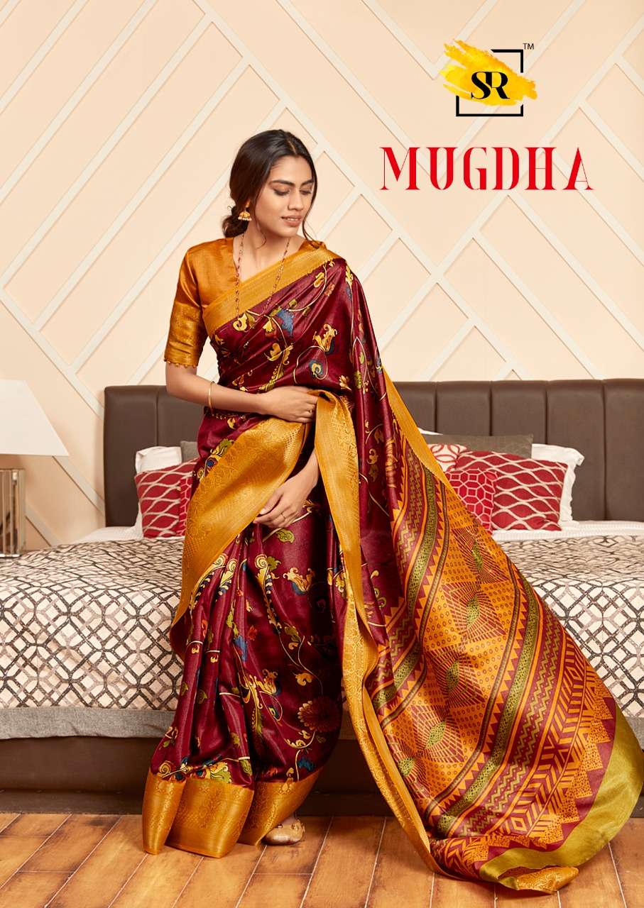 sr brand mugdha pure silk fancy saris authorized supplier 