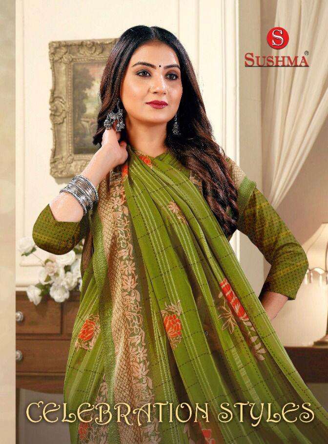 Sushma celebration style fancy weightless sarees