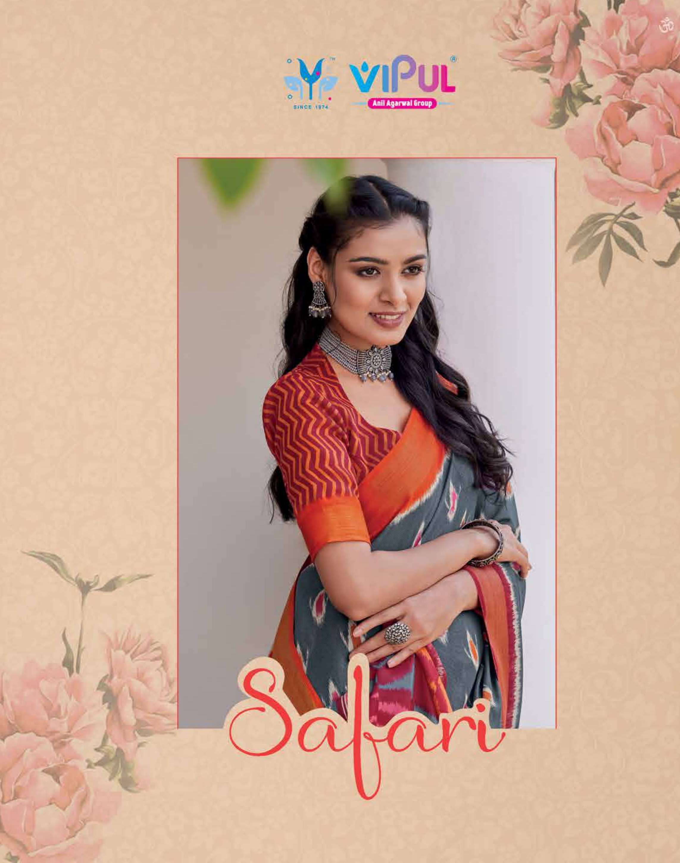 vipul fashions safari cotton sarees best rate online 