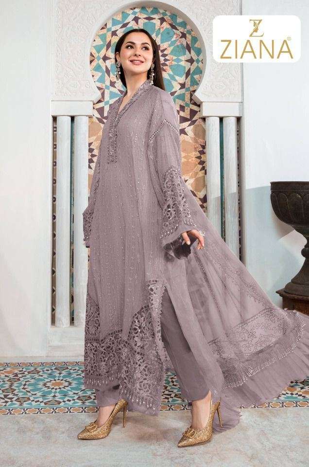 ziana 1281 design colours embroidery dress material at krishna creation surat