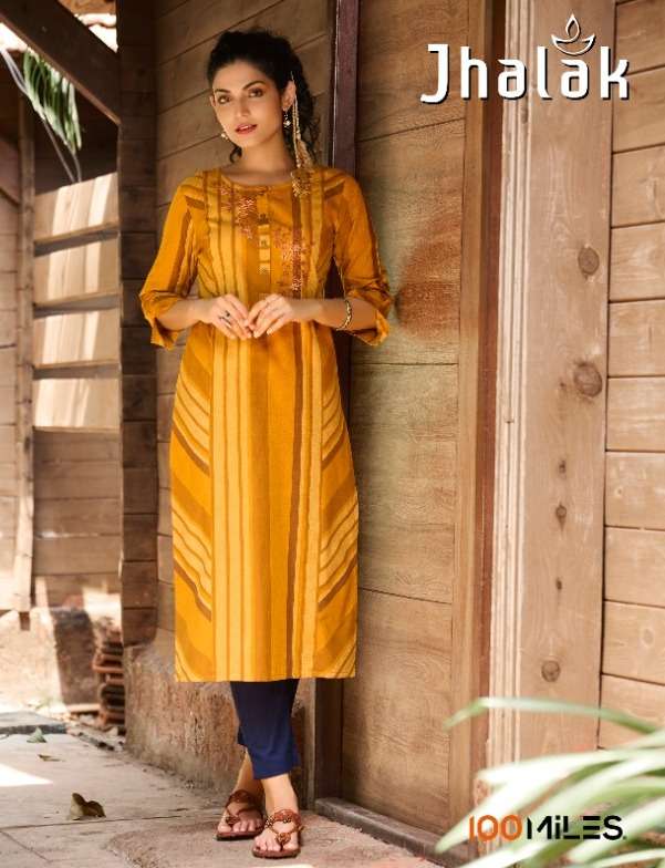 100 miles jhalak cotton trendy kurti seller 