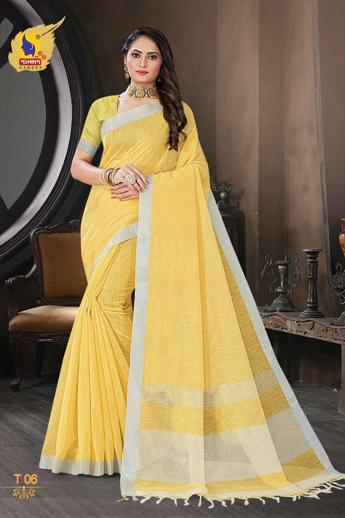 ashika sarees taspa beauty linen sarees authorized supplier 