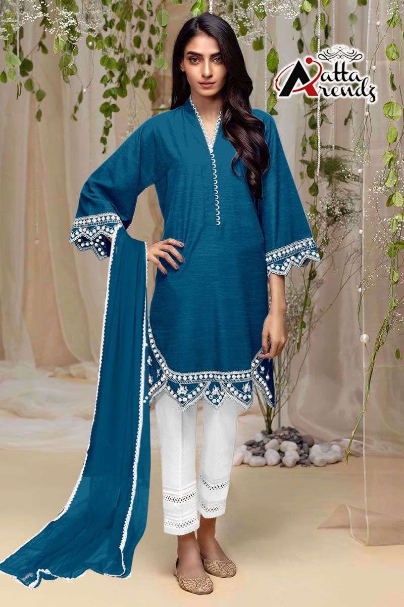 atta trendz 2705 elegant look pakistani readymade salwar kameez