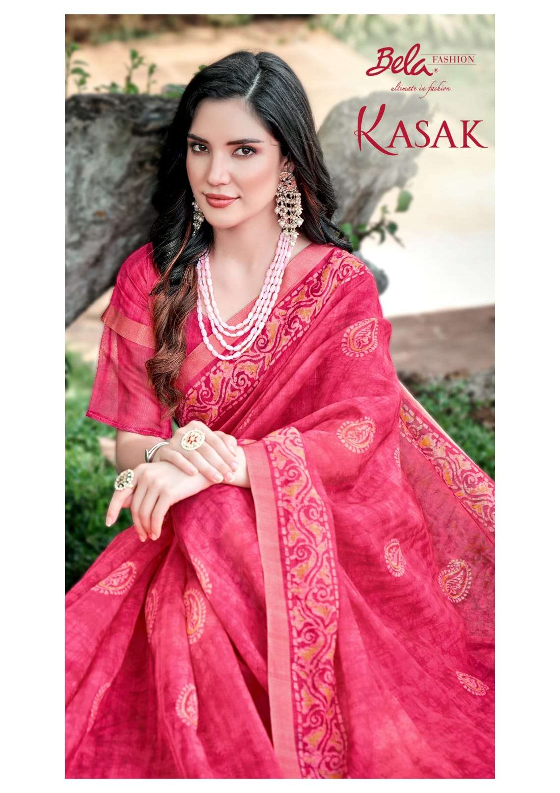 bela kasak fancy handloom silk sarees supplier in surat
