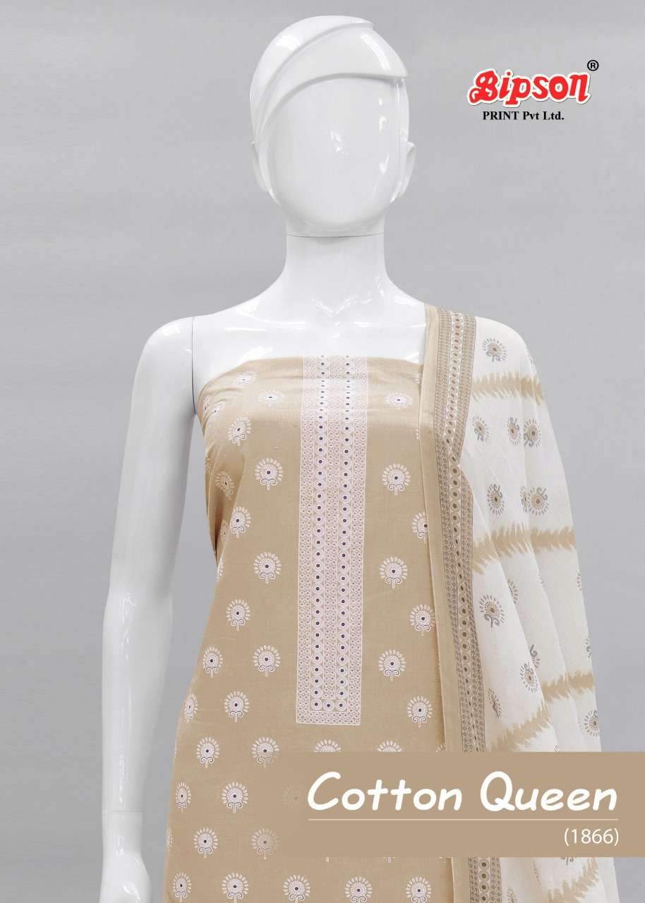 bipson cotton queen 1865-1866 design casual wear ladies suits 