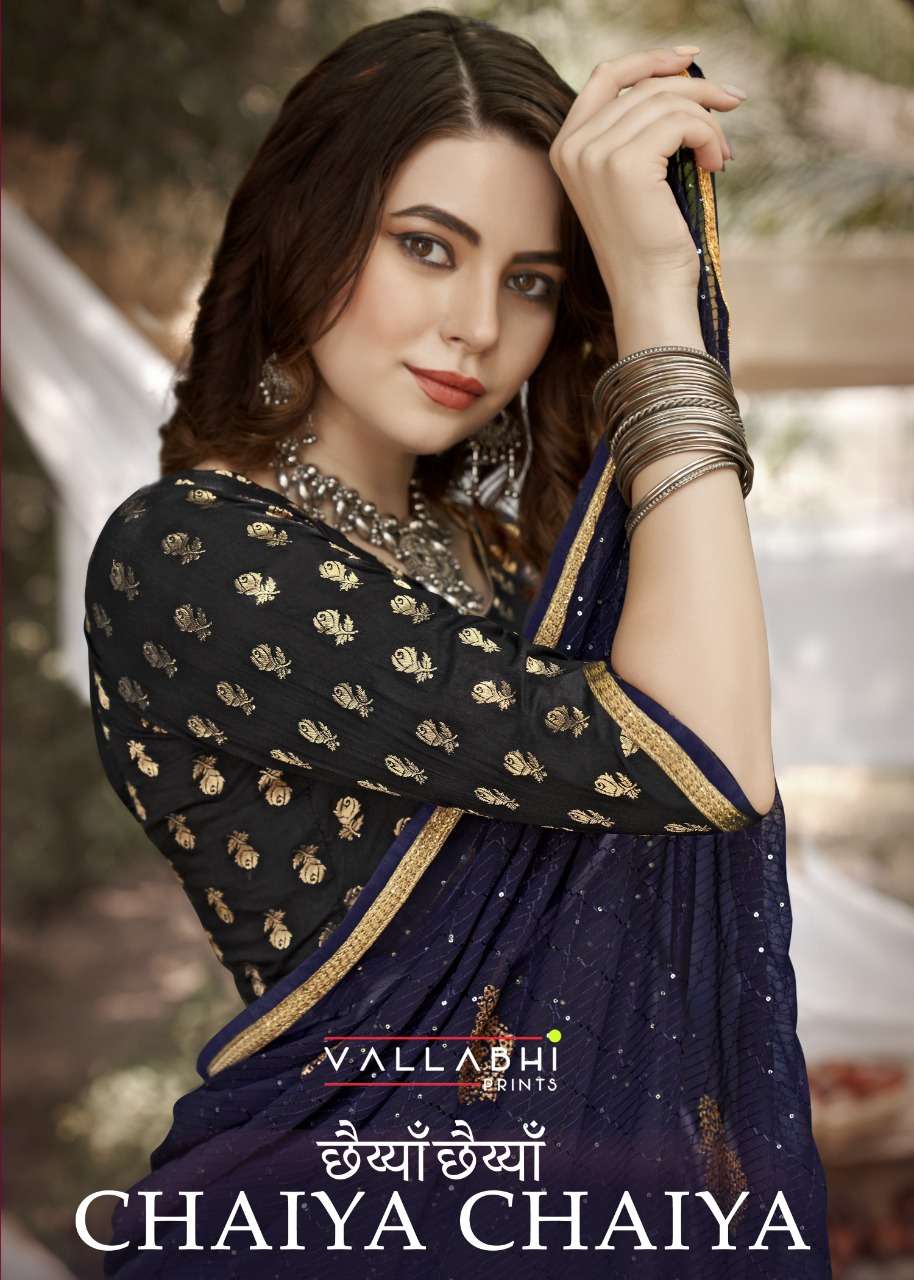 chaiya chaiya by vallabhi krochet designer fancy sarees