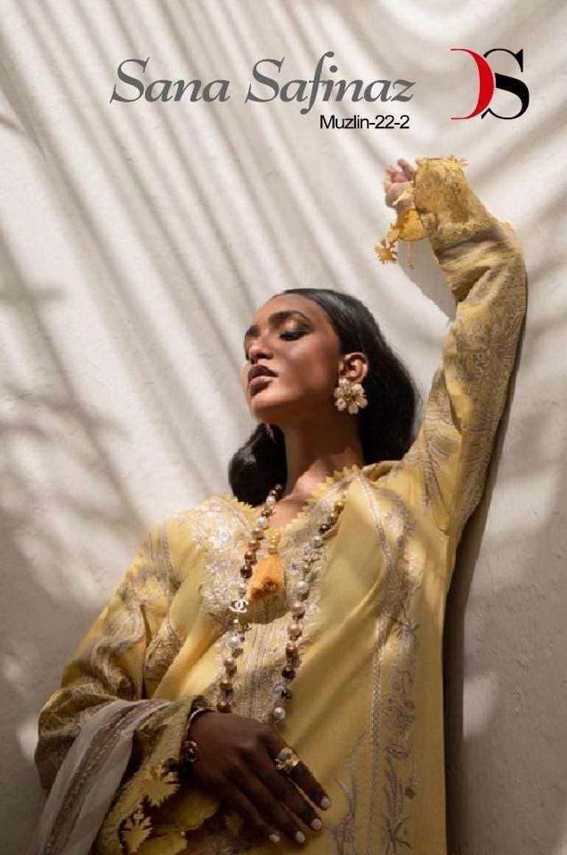 deepsy sana muzlin 22-2 cotton pakistani dresses