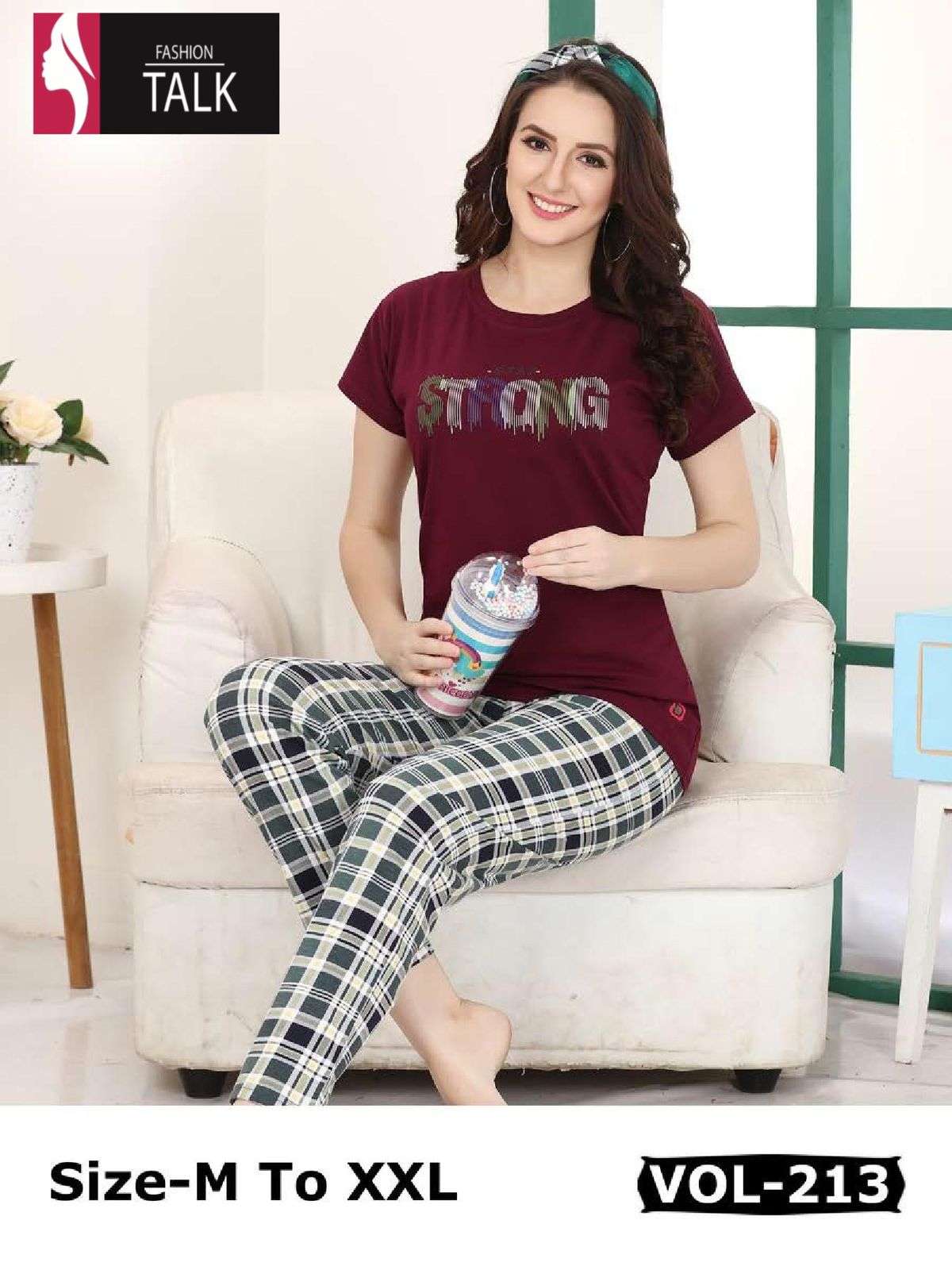 FASHION TALK VOL.213 Heavy Shinker Hosiery Cotton Heavy Night Suits CATALOG WHOLESALER BEST RATE