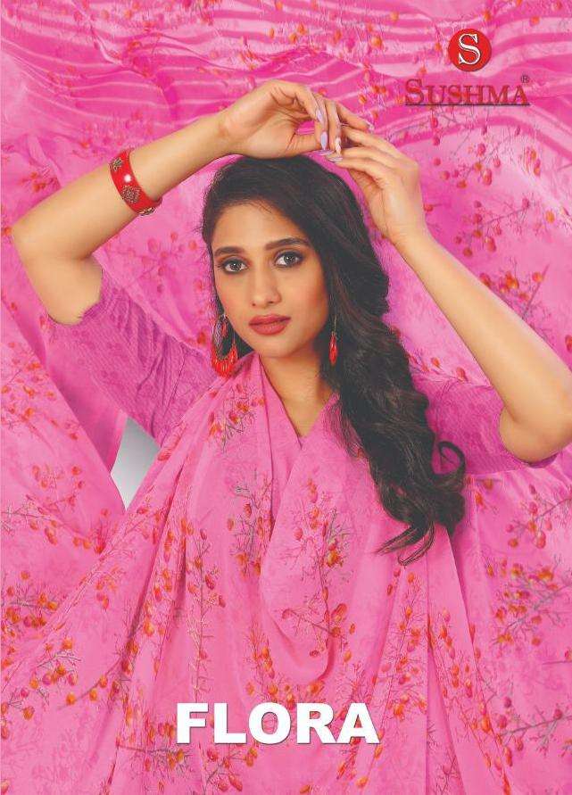 flora by sushma weightless prints sarees wholesale dam 