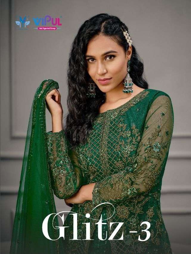 glitz vol 3 by vipul handwork designer fancy wedding dresses