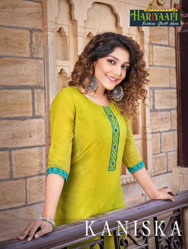 hariyaali kanishka silk top with pant set best rate seller combo design 