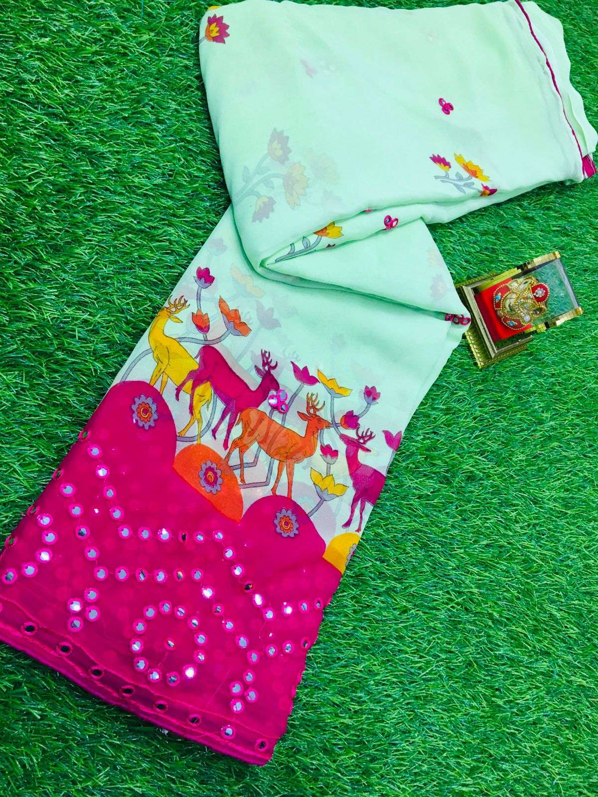 krishna creation pr 1008 weightless 9mm penal latest sarees collection