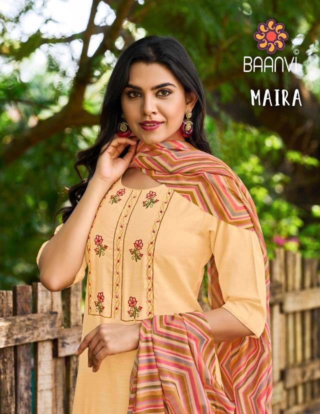 maira by baanvi casual wear full stitch salwar kameez supplier