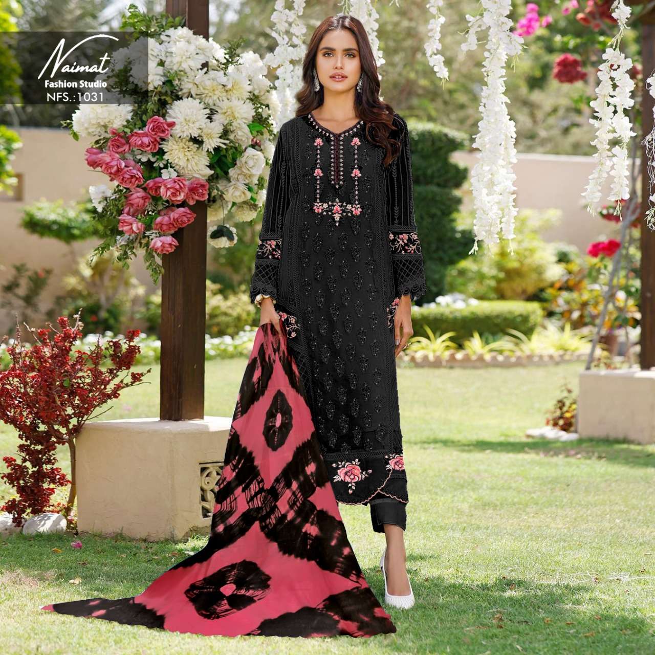 naimat fashion nfs 1031 georgette pakistani readymade stylish suits