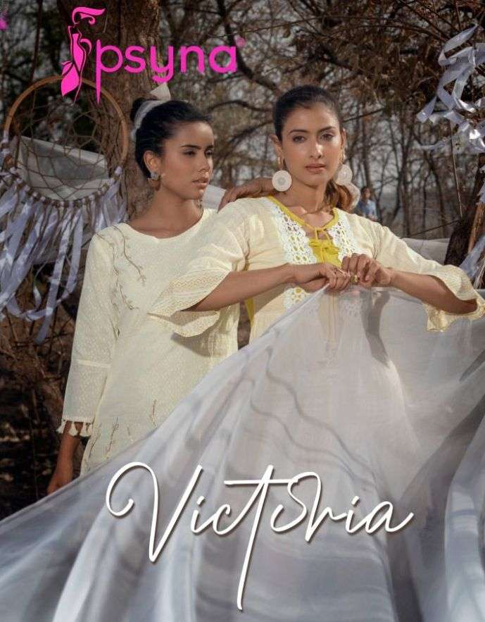 psyna victoria trending concept of short dresses tops in cottons 