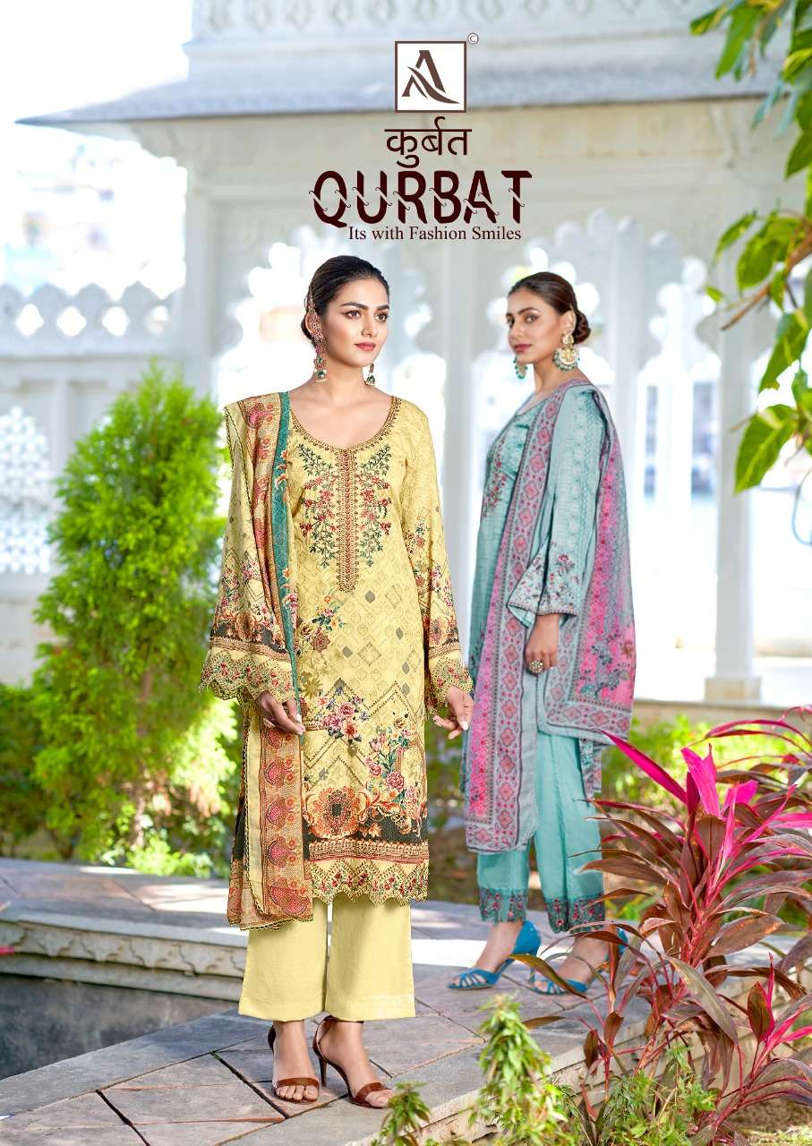 qurbat by alok jam cotton pakistani style salwar kameez