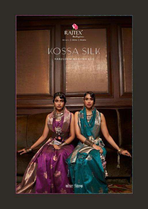 rajtex kossa silk Series - 267001 to 267006 weaving silk sarees at krishna creation