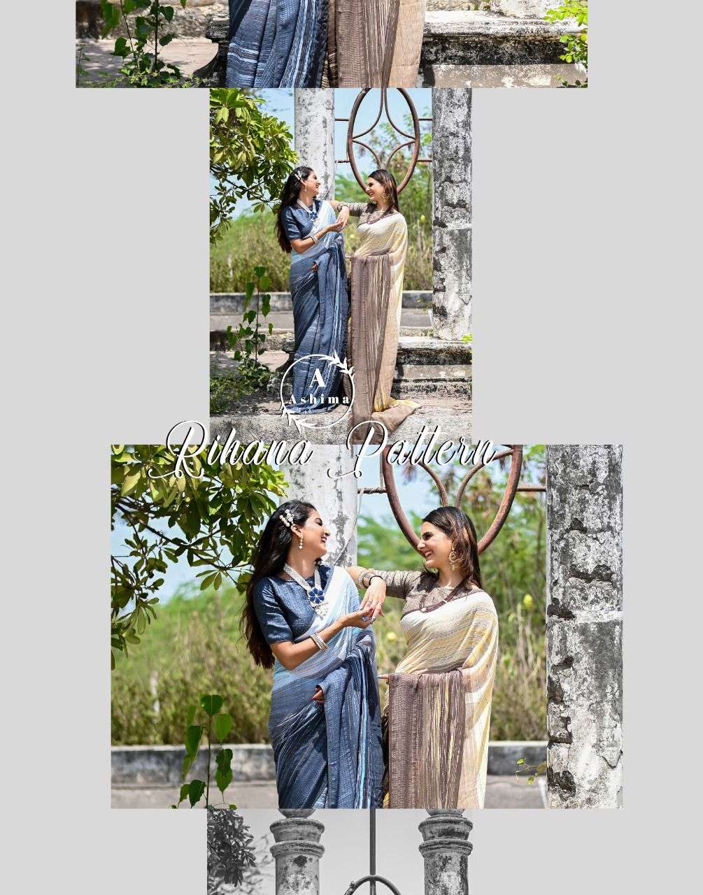 riha pattern by ashima georgette designer sequence work fancy sarees